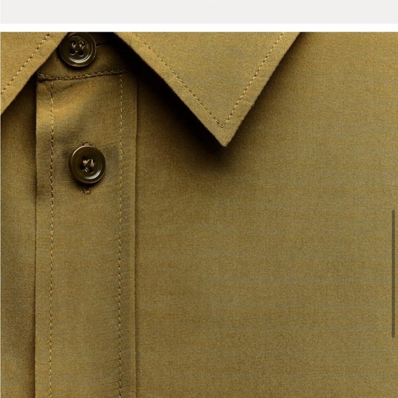 NWT ZARA 100% SILK SLIM SHIRT ZW COLLECTION SIZE S &  M
🚨PRICE FIRM NO DISCOUNT - Picture 7 of 12